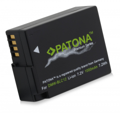 Patona Premium-Akku für Panasonic Lumix DMC-FZ200, DMC-FZ300, -FZ1000, -FZ2000, DC-FZ1000II - DMW-BLC12
